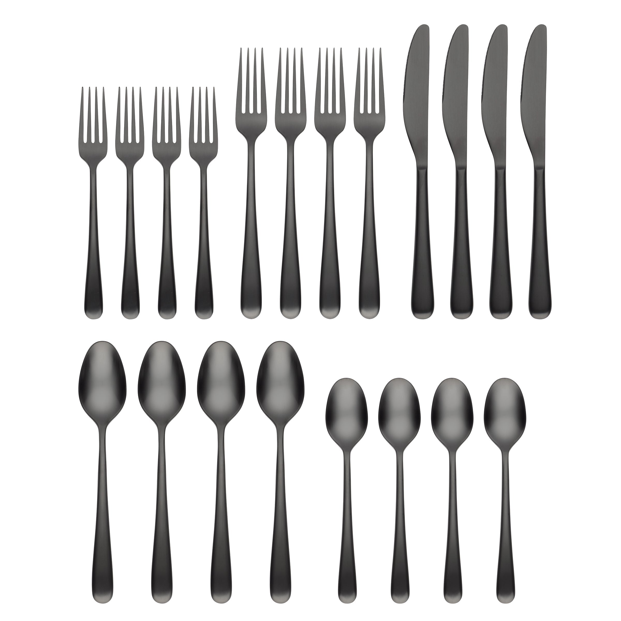 Lenox Westmore Rafael Black Satin 20-Piece Flatware Set - Image 2