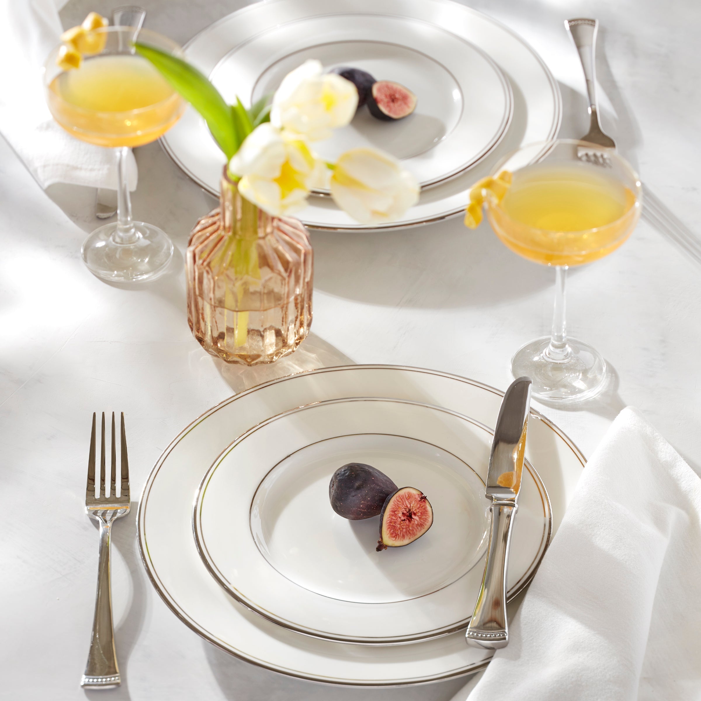 Lenox Westmore Federal Platinum 5-Piece Place Setting - Image 2