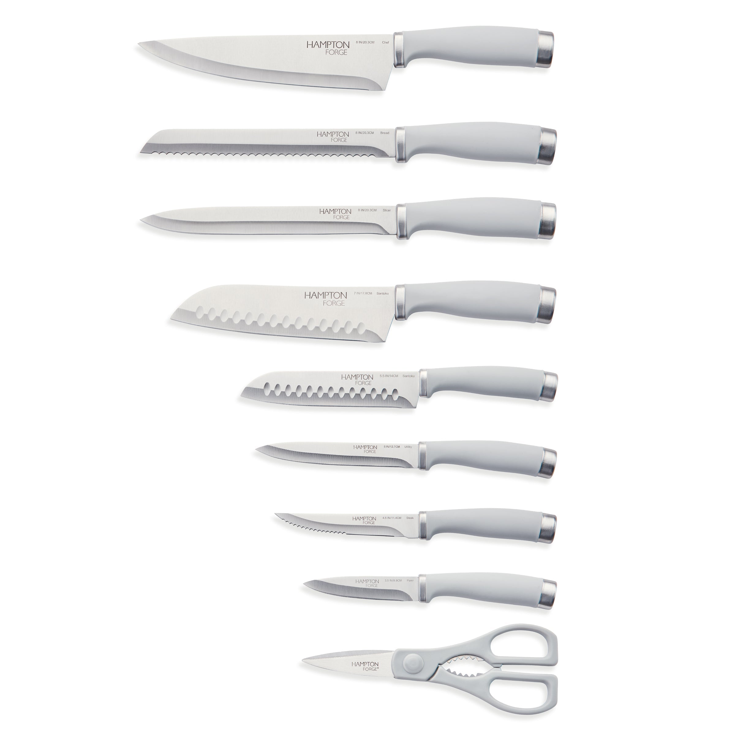 Lenox Westmore Epicure Cool Grey 15-Piece Cutlery Block Set - Image 3