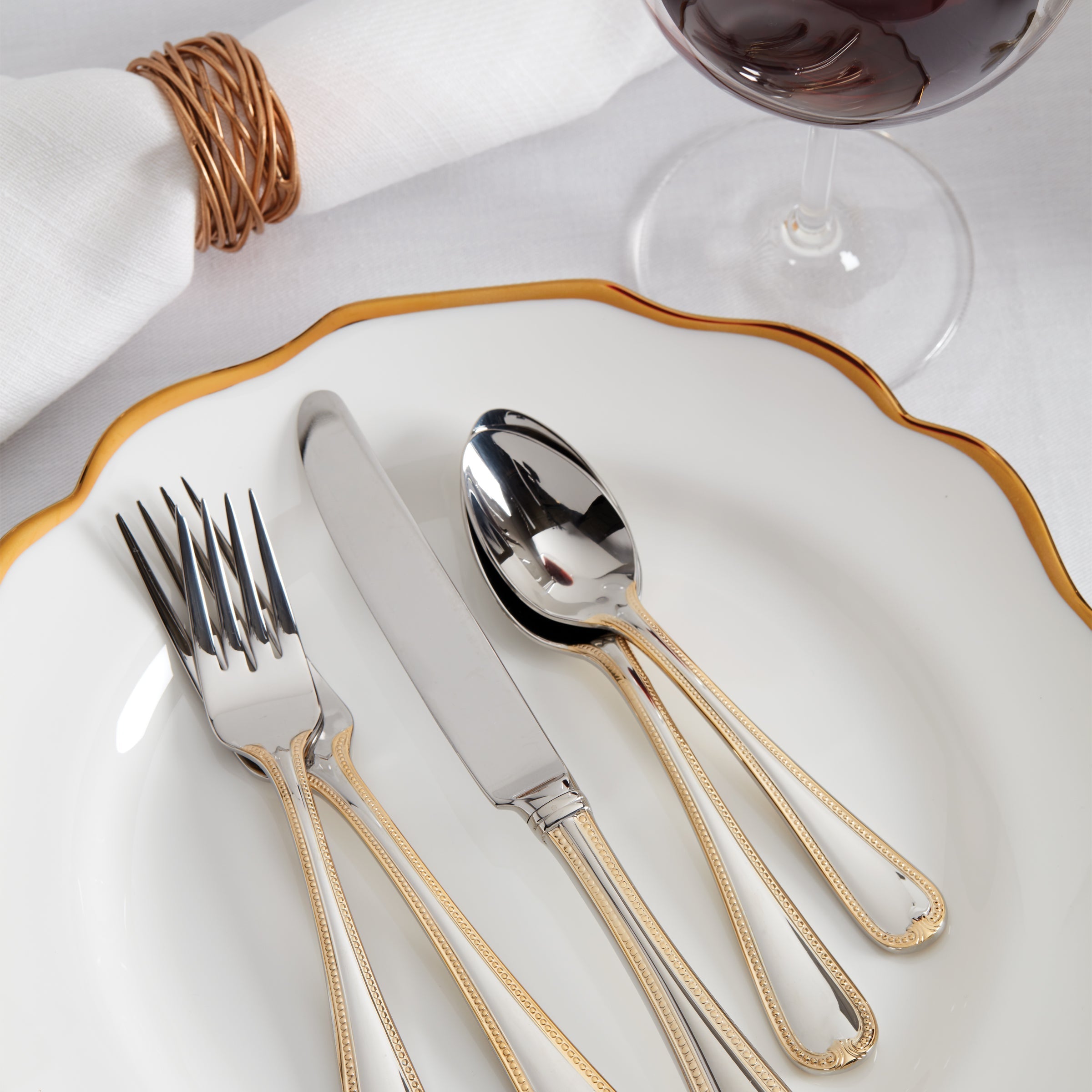 Lenox Westmore Vintage Jewel Gold 5-Piece Place Setting - Image 3