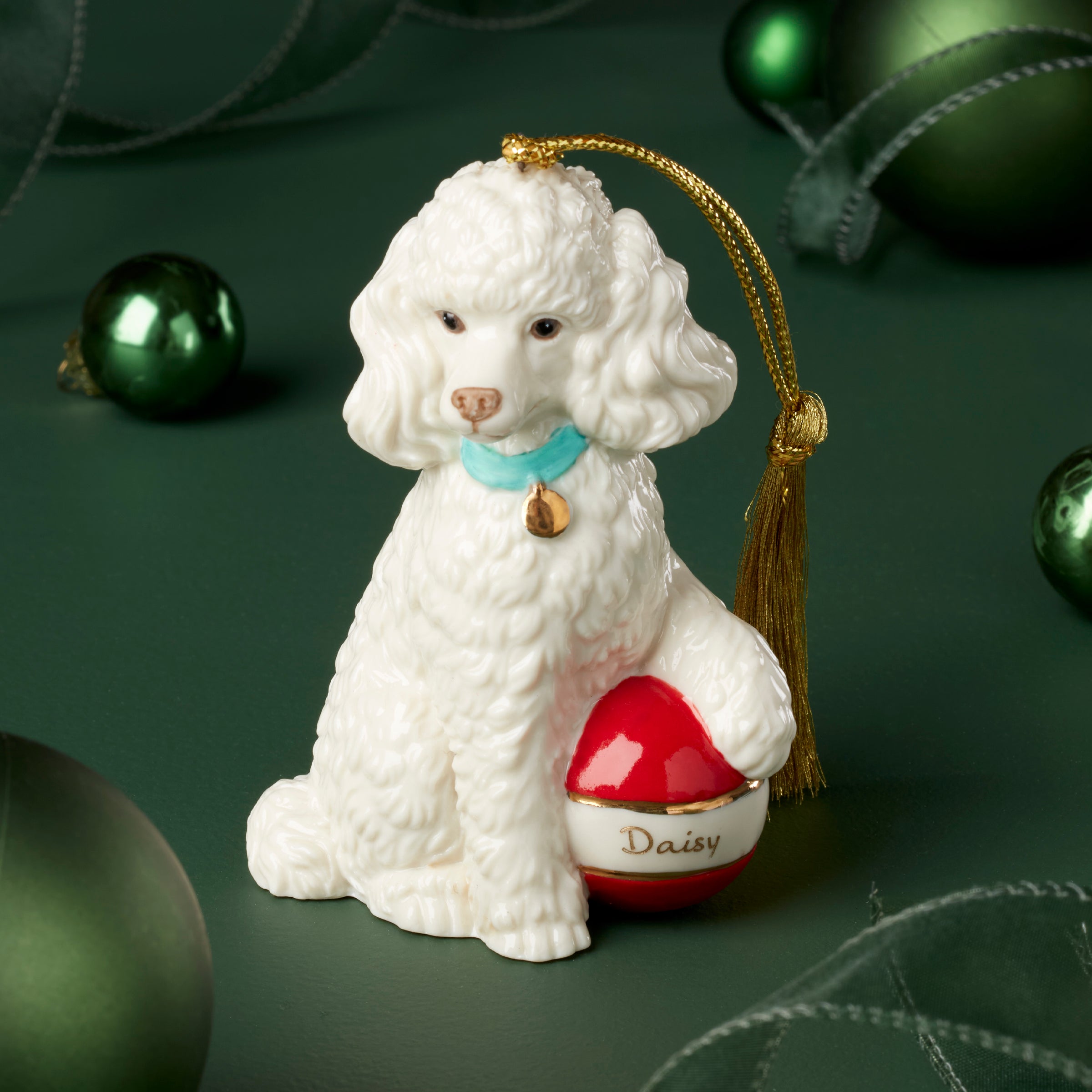 Lenox Westmore Personalized Poodle Ornament - Image 4
