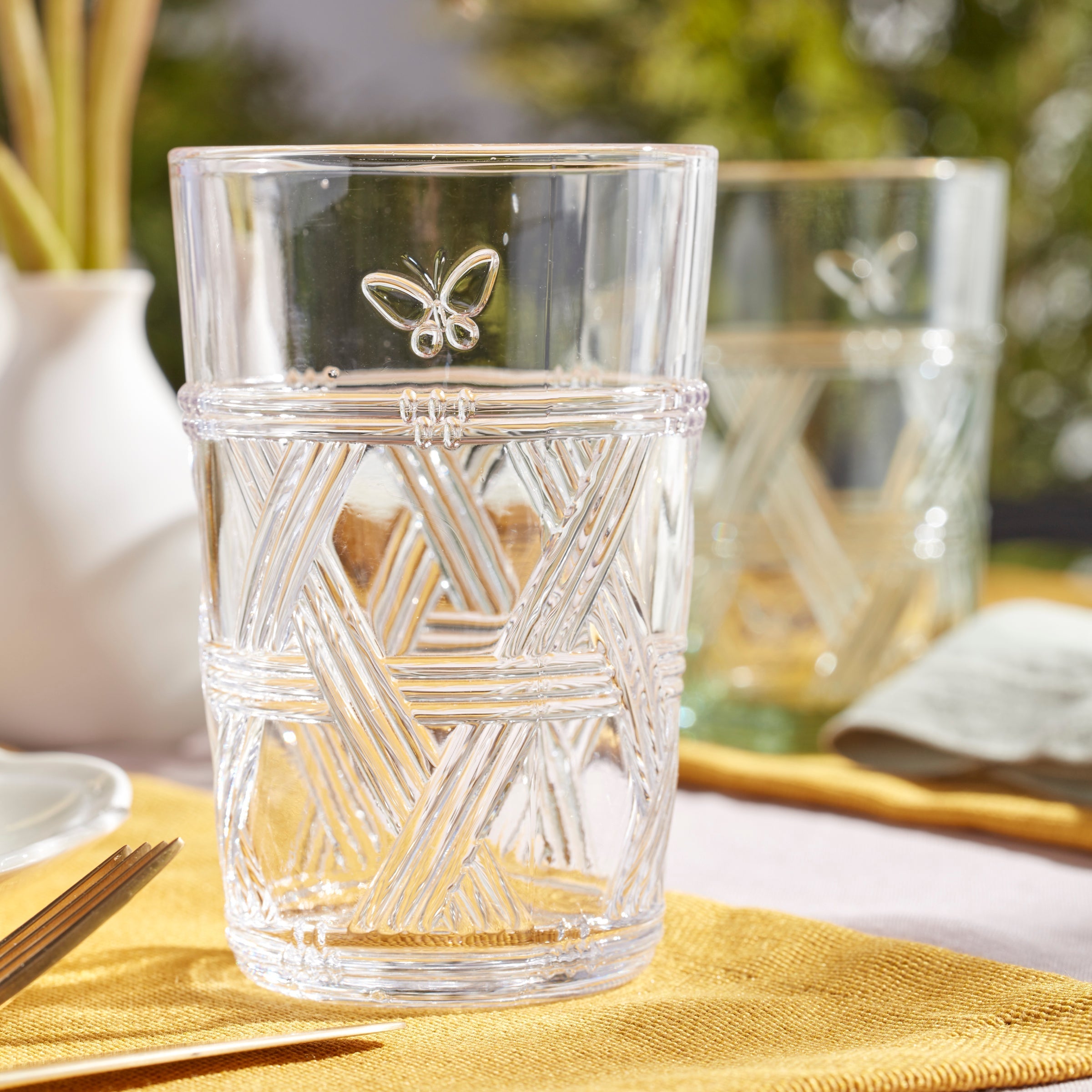 Lenox Westmore Butterfly Meadow Clear Tall Glasses, Set of 4 - Image 2