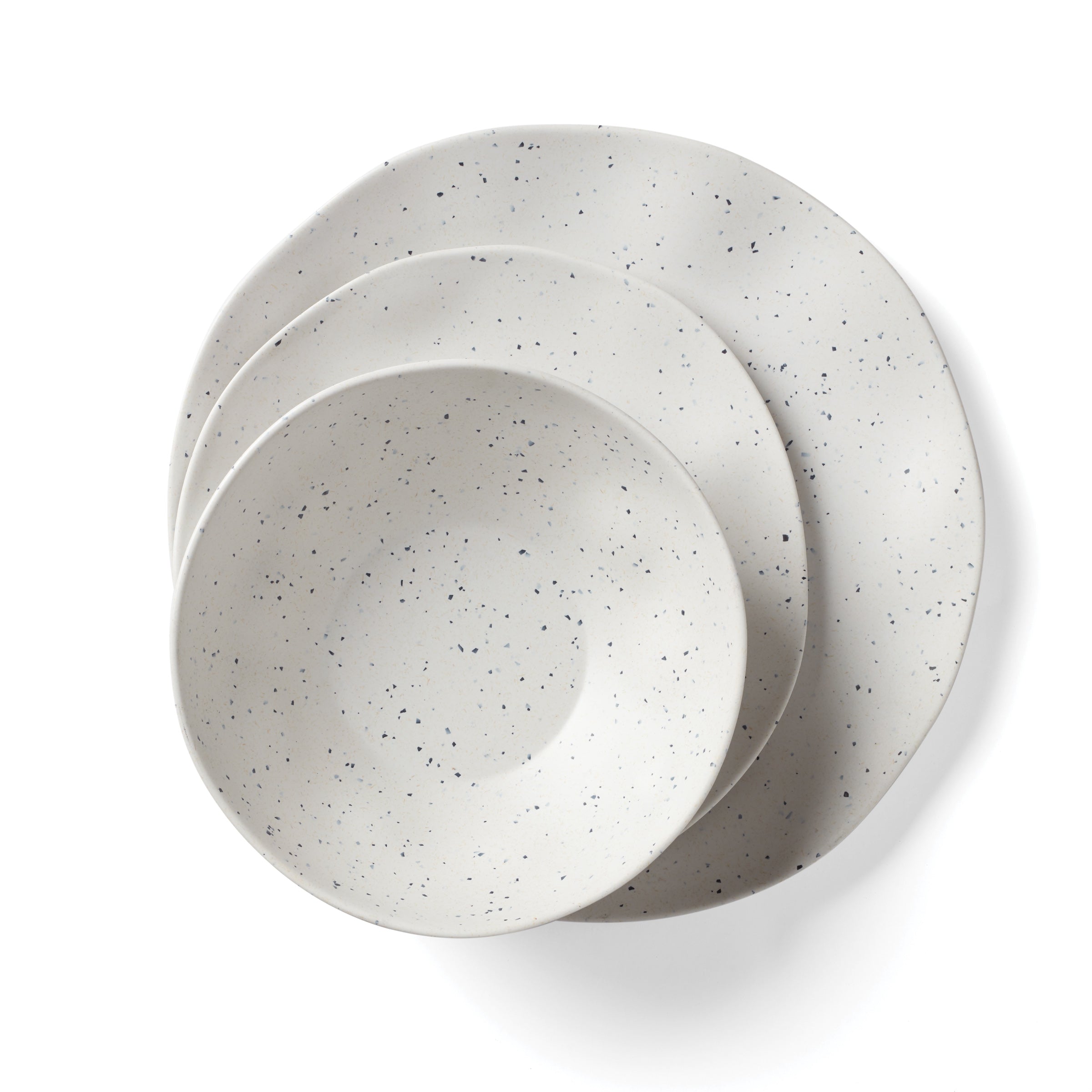 Lenox Westmore Terrazzo Melamine Cream 12-Piece Dinnerware Set - Image 15