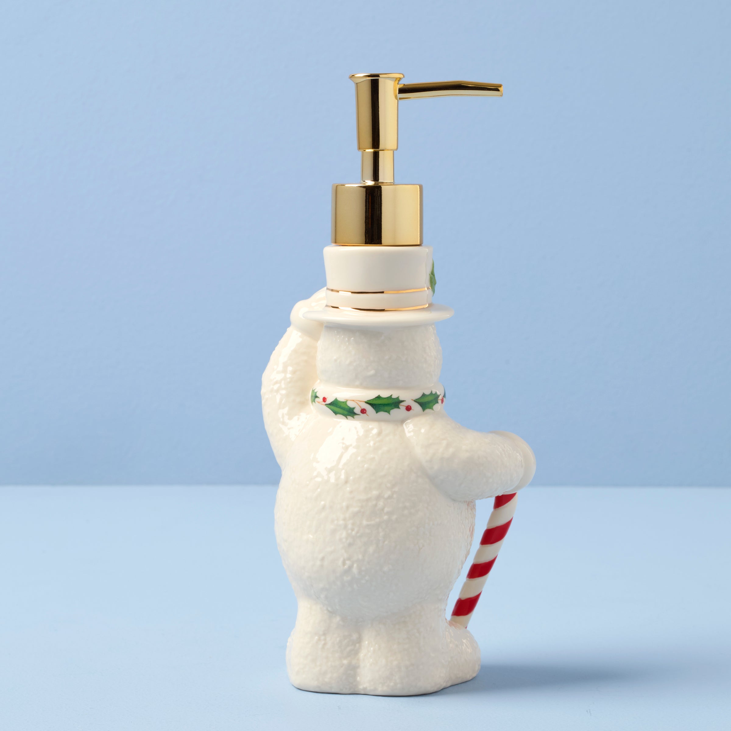 Lenox Westmore Happy Holly Days Snowman Soap Dispenser - Image 2
