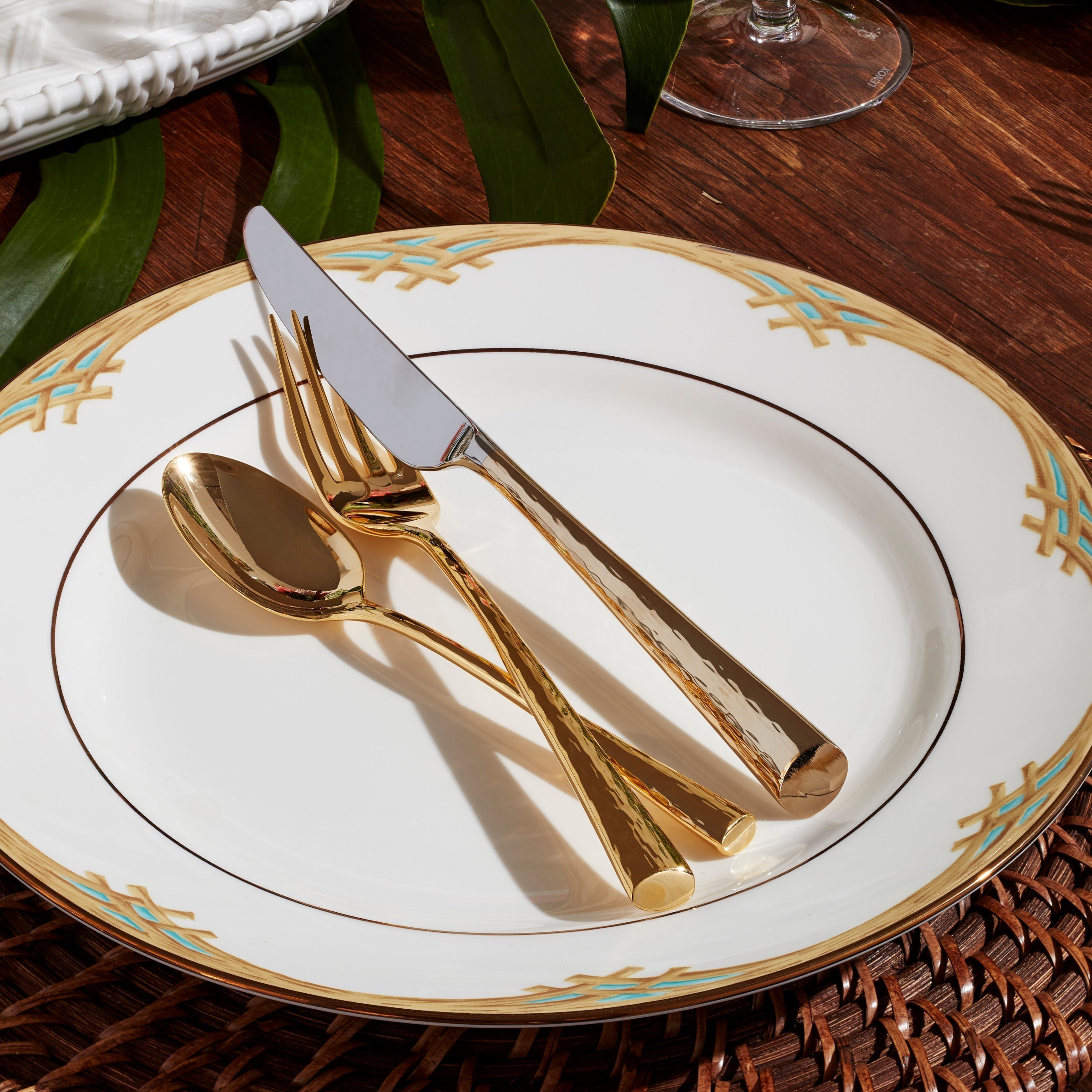 Lenox Westmore British Colonial Bamboo Dinner Plate - Image 8