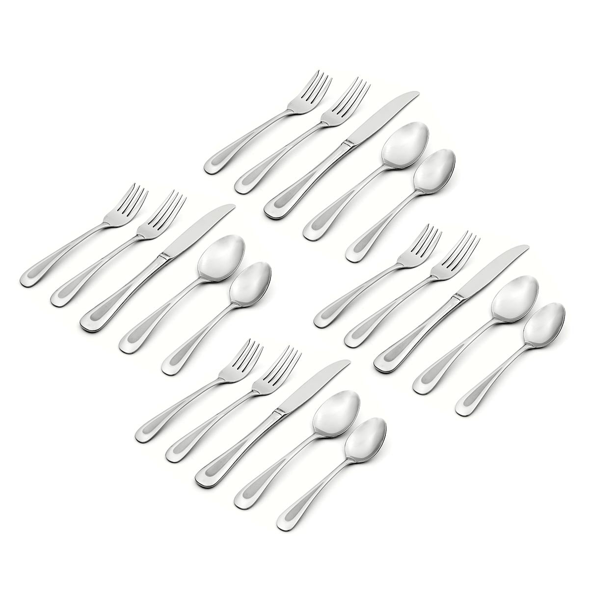 Lenox Westmore Satin Sand Dune 20-Piece Flatware Set - Image 2