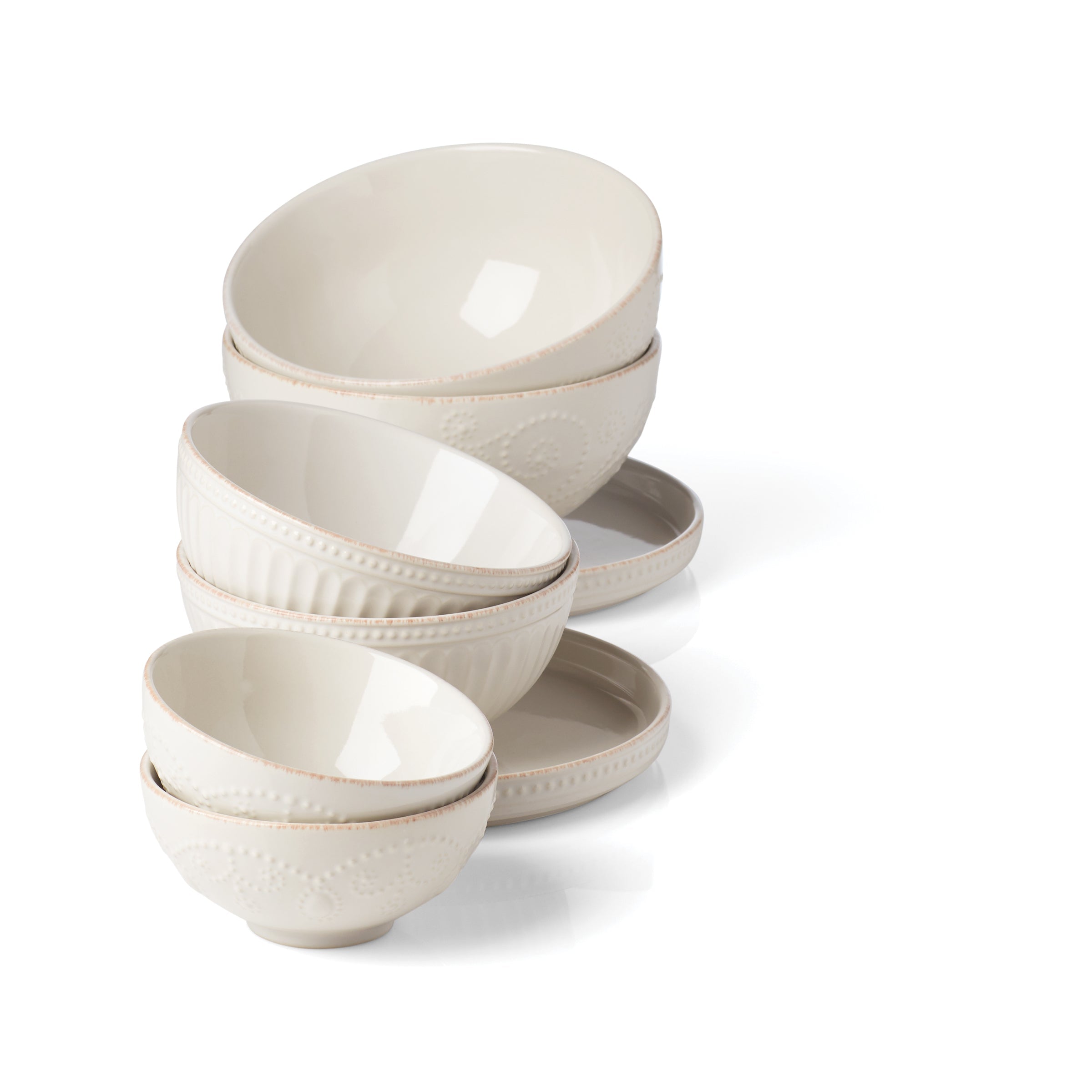 Lenox Westmore French Perle Luna 8-Piece Nesting Dinnerware Set - Image 4
