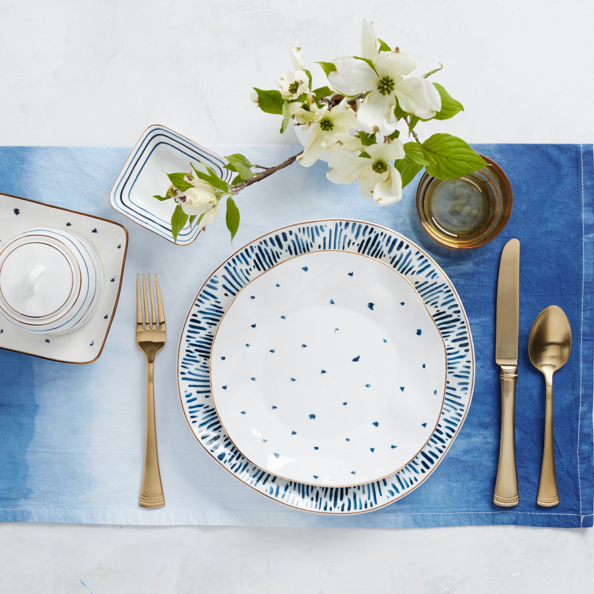 Lenox Westmore Blue Bay 12-Piece Dessert Set - Image 9