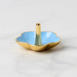 Lenox Westmore Make It Pop Blue Metal Ring Dish