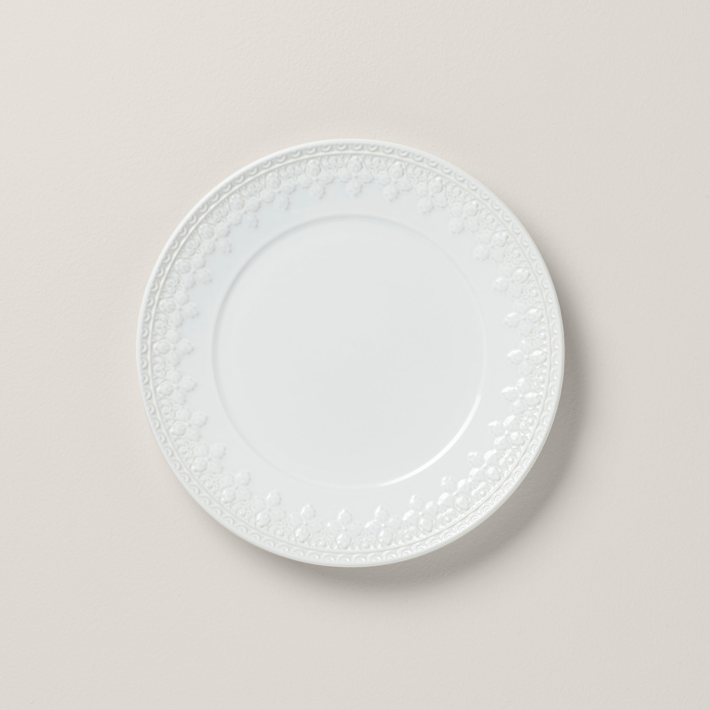 Lenox Westmore Chelse Muse Fleur White Accent Plate