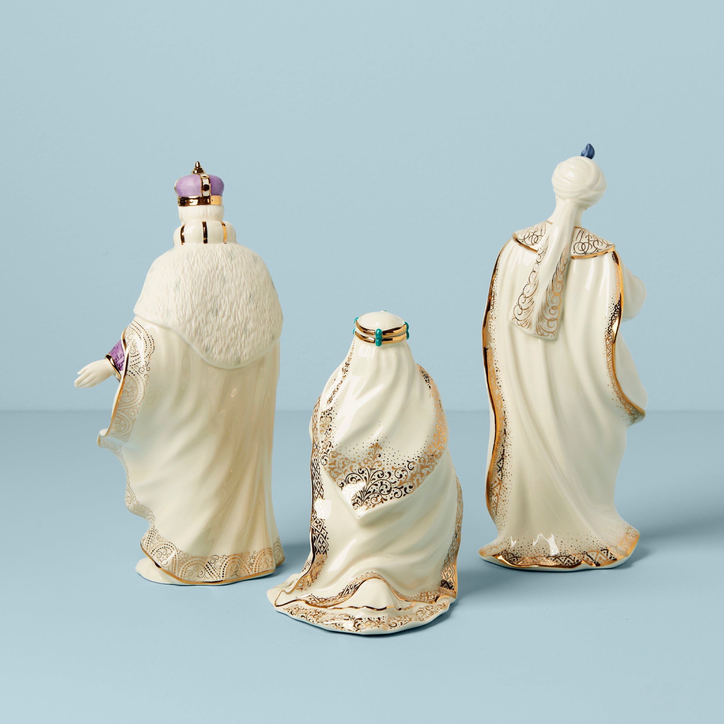 Lenox Westmore First Blessing Nativity Three Kings Figurine Set - Image 2