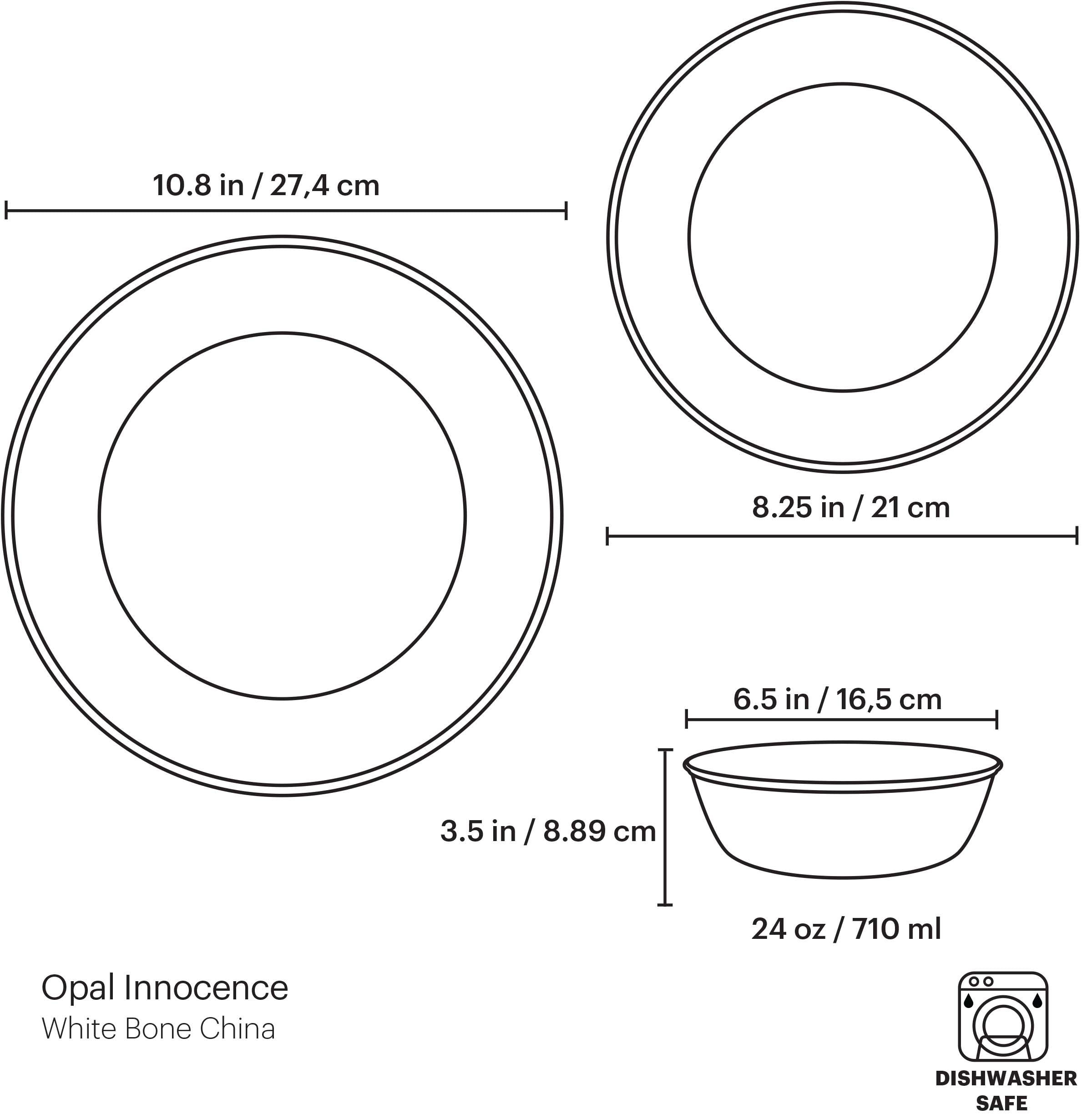 Lenox Westmore Opal Innocence 3-Piece Place Setting - Image 5