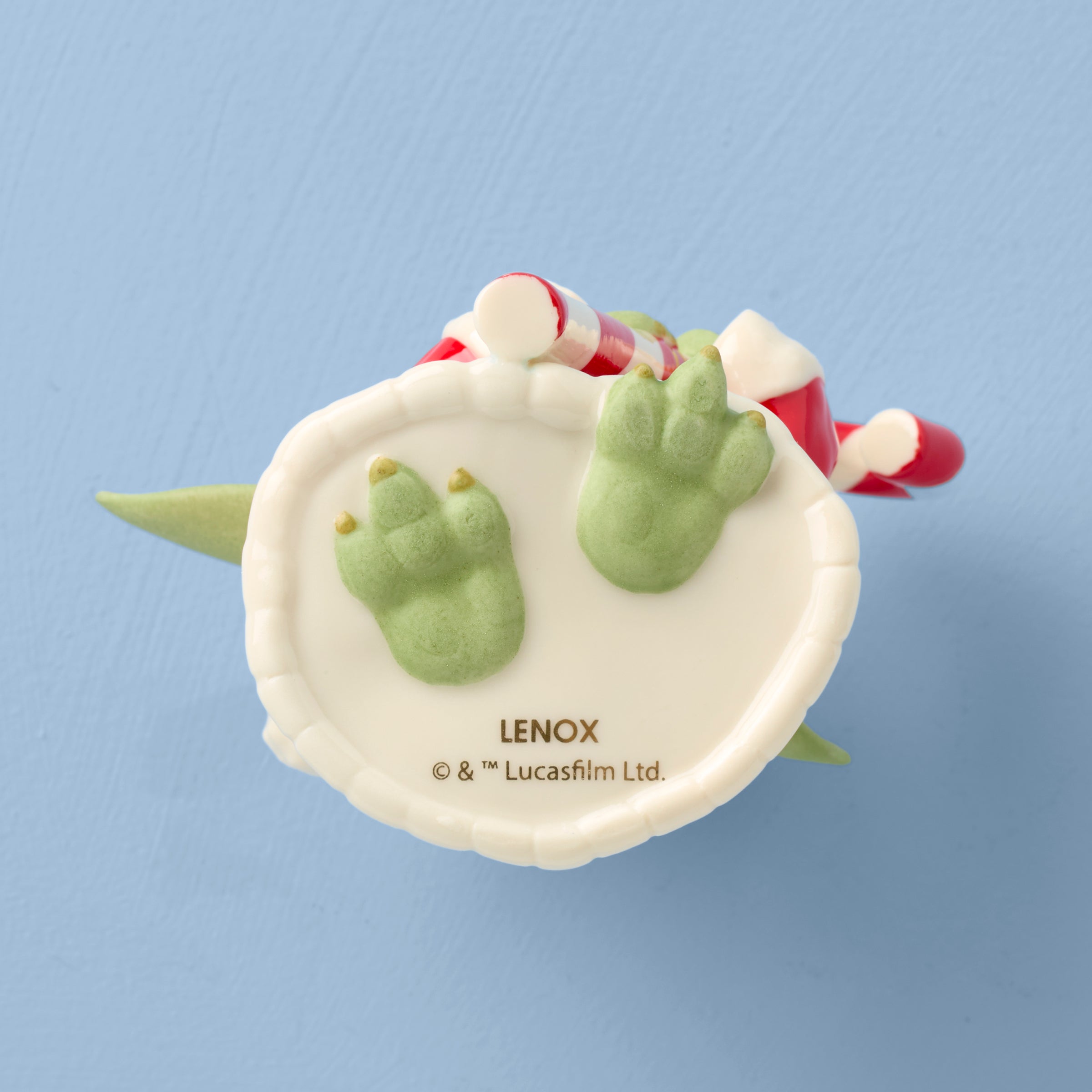 Lenox Westmore Grogu with Candy Cane Ornament - Image 3