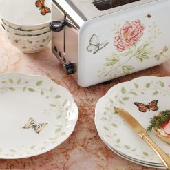 Alternative view of Lenox Westmore Butterfly Meadow Vines Rice Bowls, Set of 4