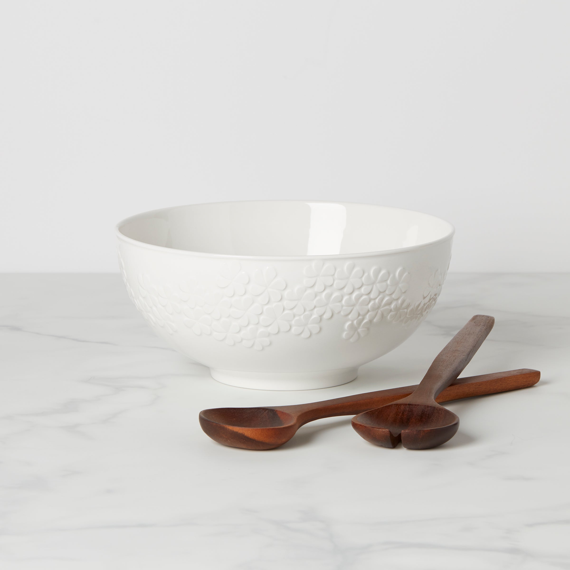 Lenox Westmore Blossom Lane Salad Bowl & Servers