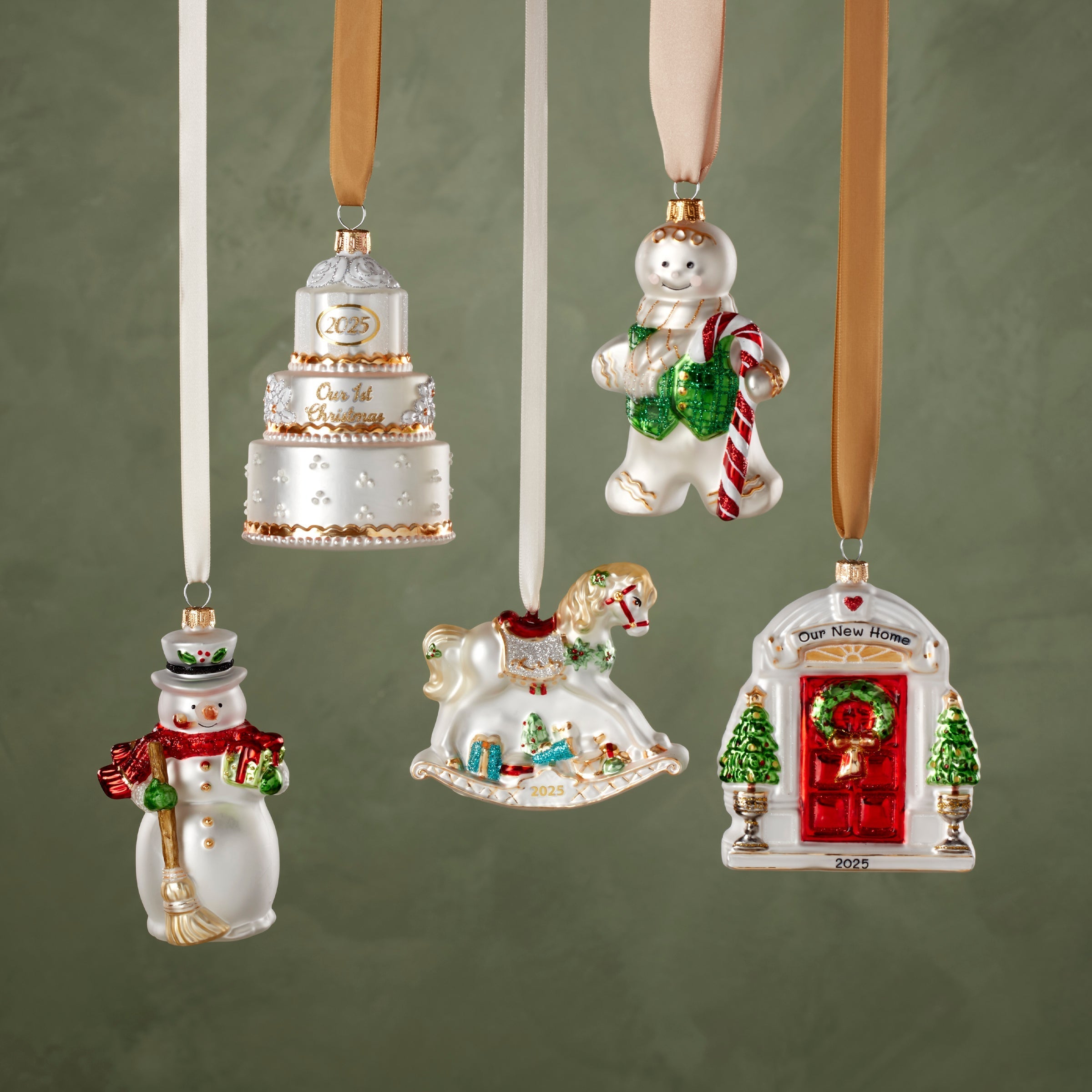 Lenox Westmore 2025 Blown Glass Baby's 1st Rocking Horse Ornament - Image 5