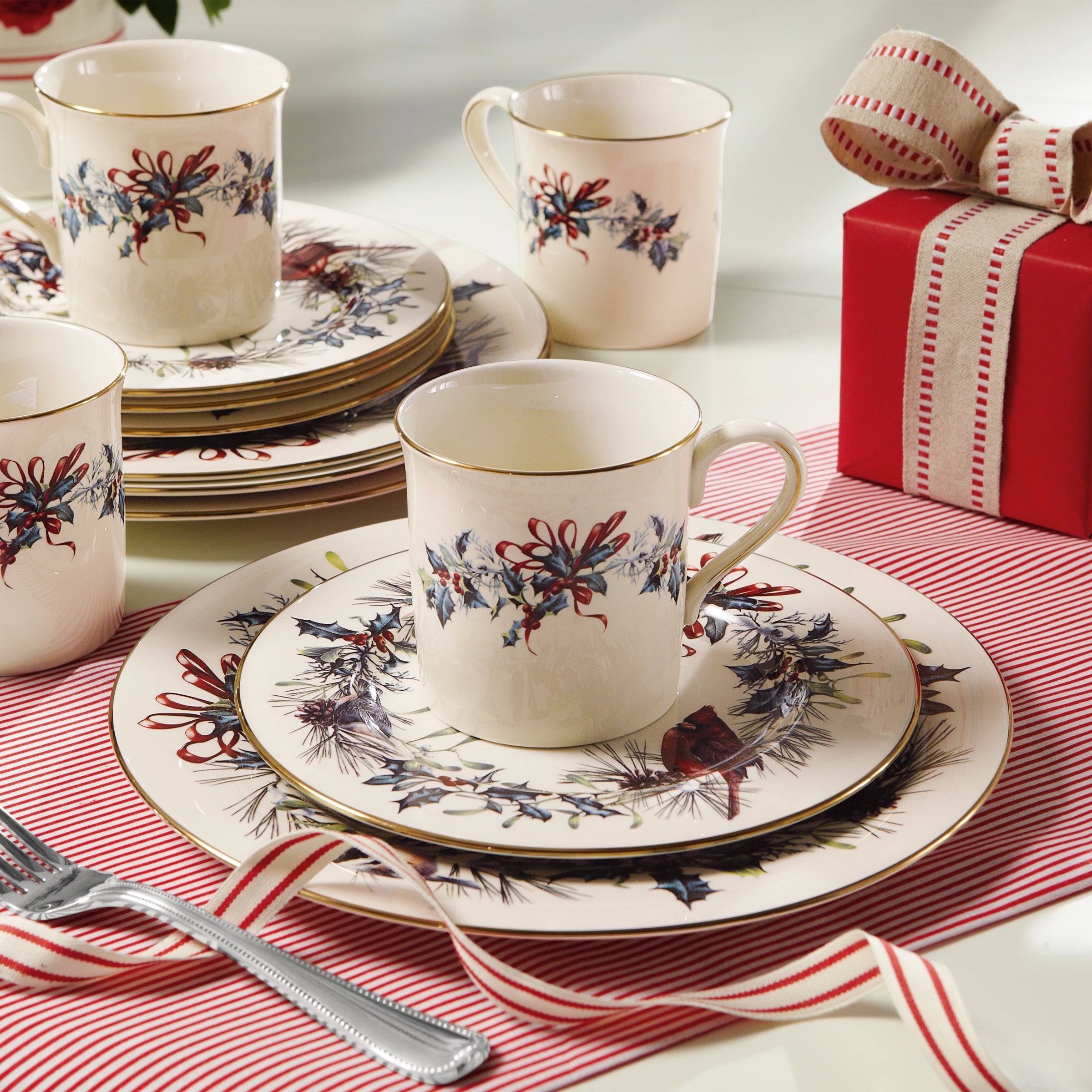 Lenox Westmore Winter Greetings Salad Plates, Set of 4 - Image 6