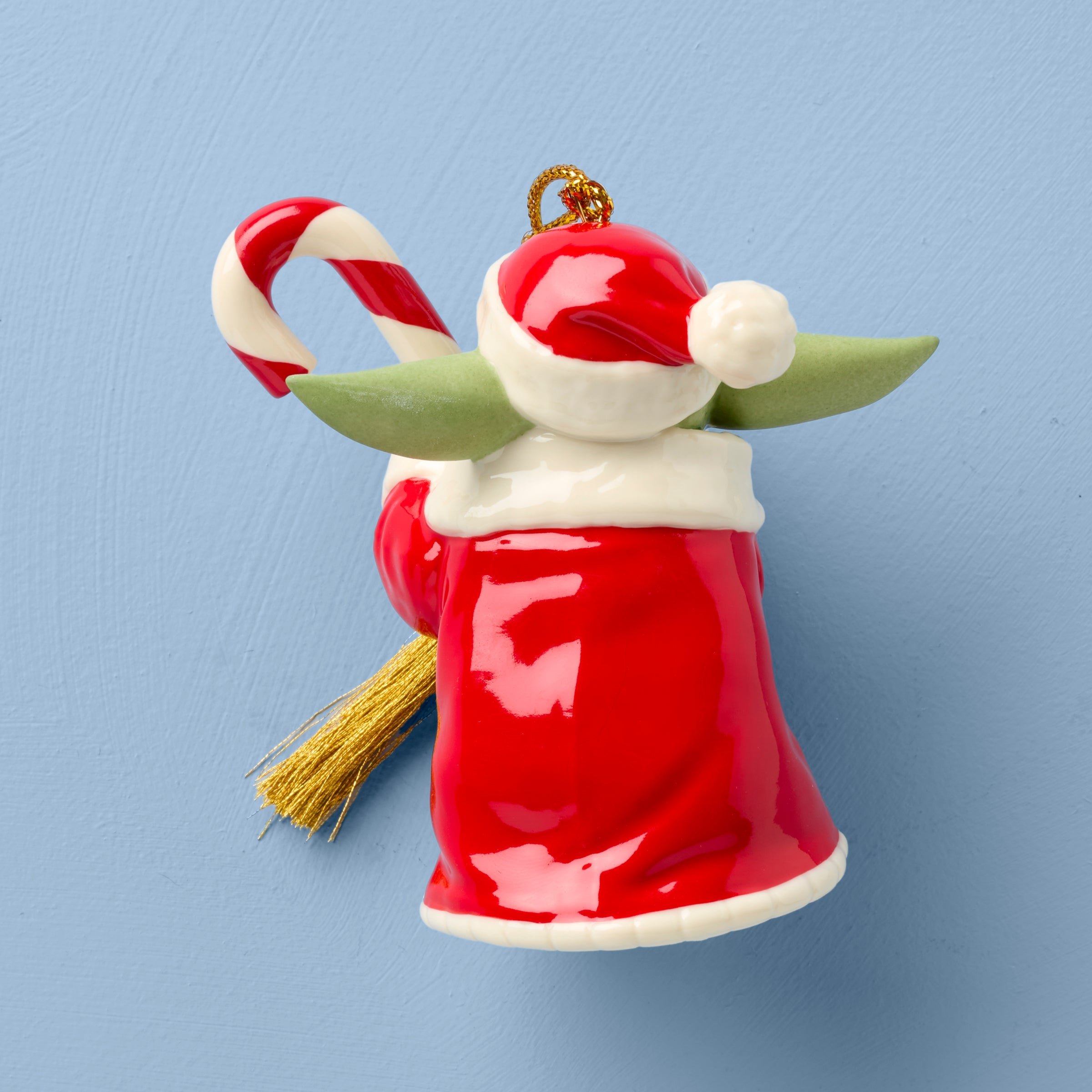 Lenox Westmore Grogu with Candy Cane Ornament - Image 2