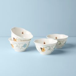 Lenox Westmore Butterfly Meadow Rice Bowls, Set of 4