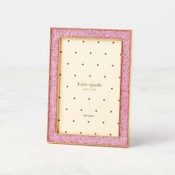 Lenox Westmore Sitting Pretty Pink Glitter 4x6 Photo Frame