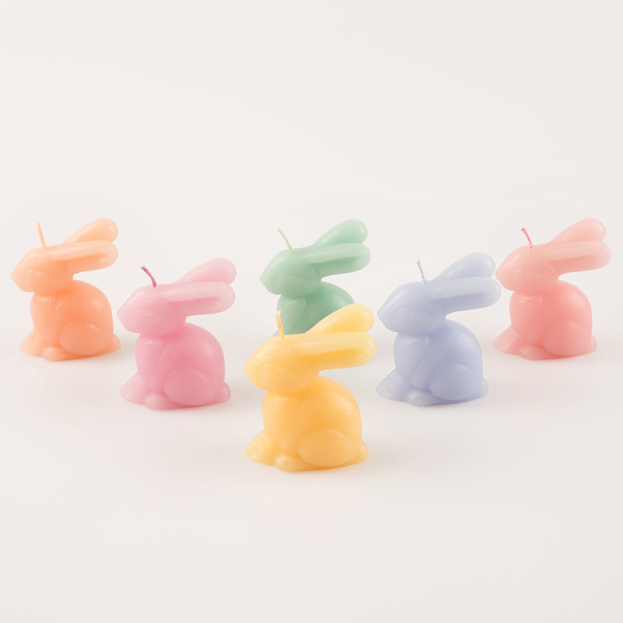Lenox Westmore Rainbow Mini Bunny Candles, Set of 6 - Image 3