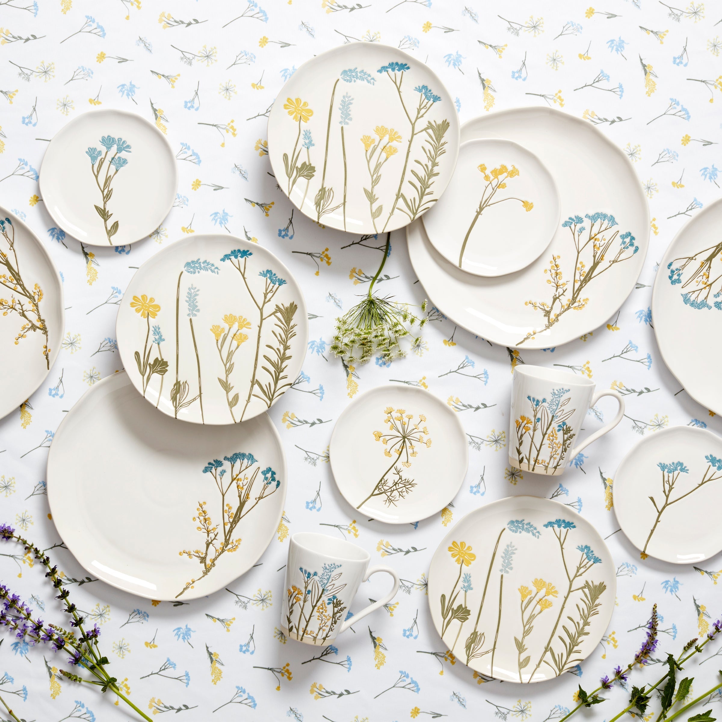 Lenox Westmore Wildflowers Tidbit Plates, Set of 4 - Image 5