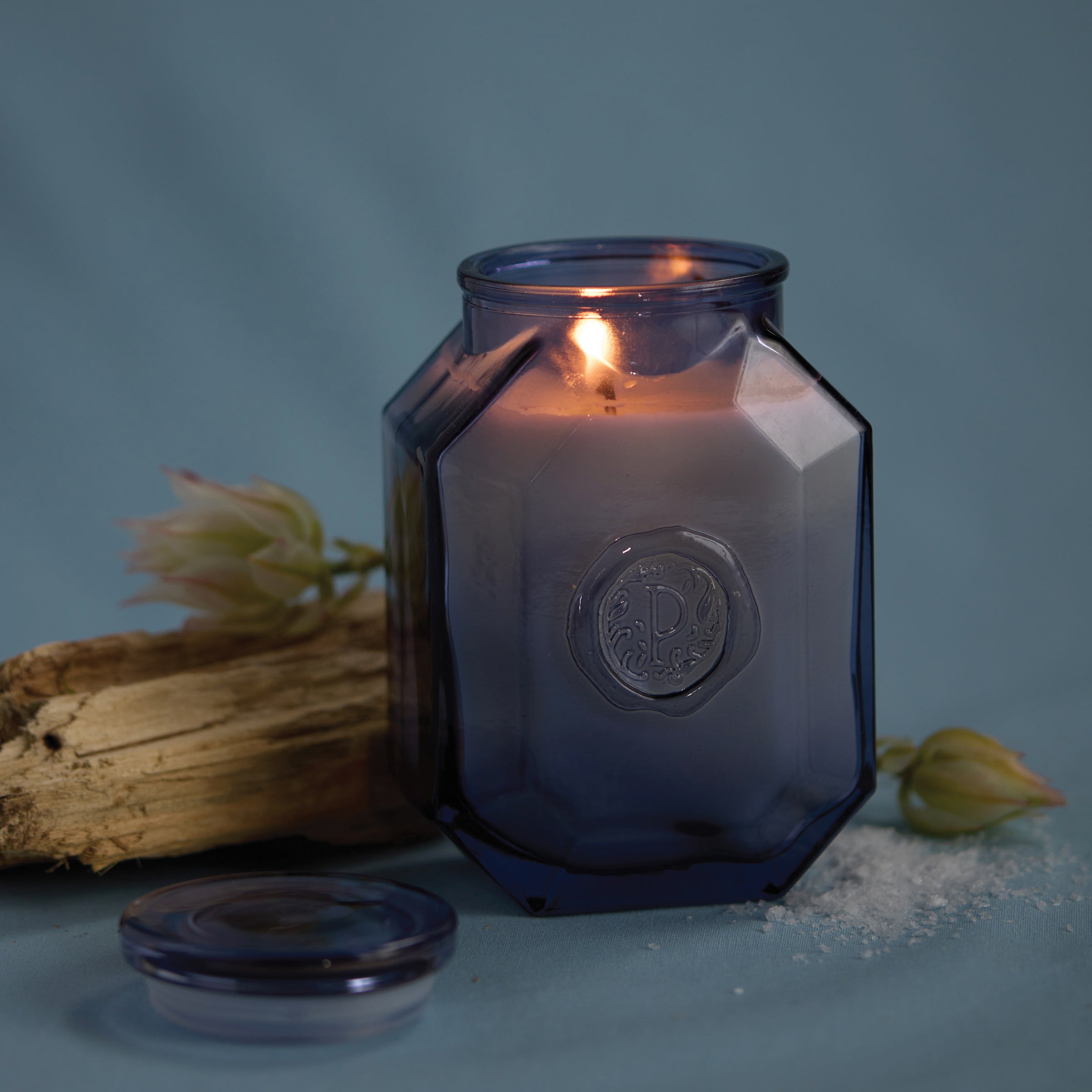 Lenox Westmore Botanica Sea Salt & Amber 8oz Candle - Image 6