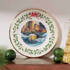 Alternative view of Lenox Westmore 2025 Annual Holiday Plate Night Snow