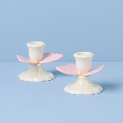 Lenox Westmore Butterfly Meadow Candlestick Holders, Set of 2