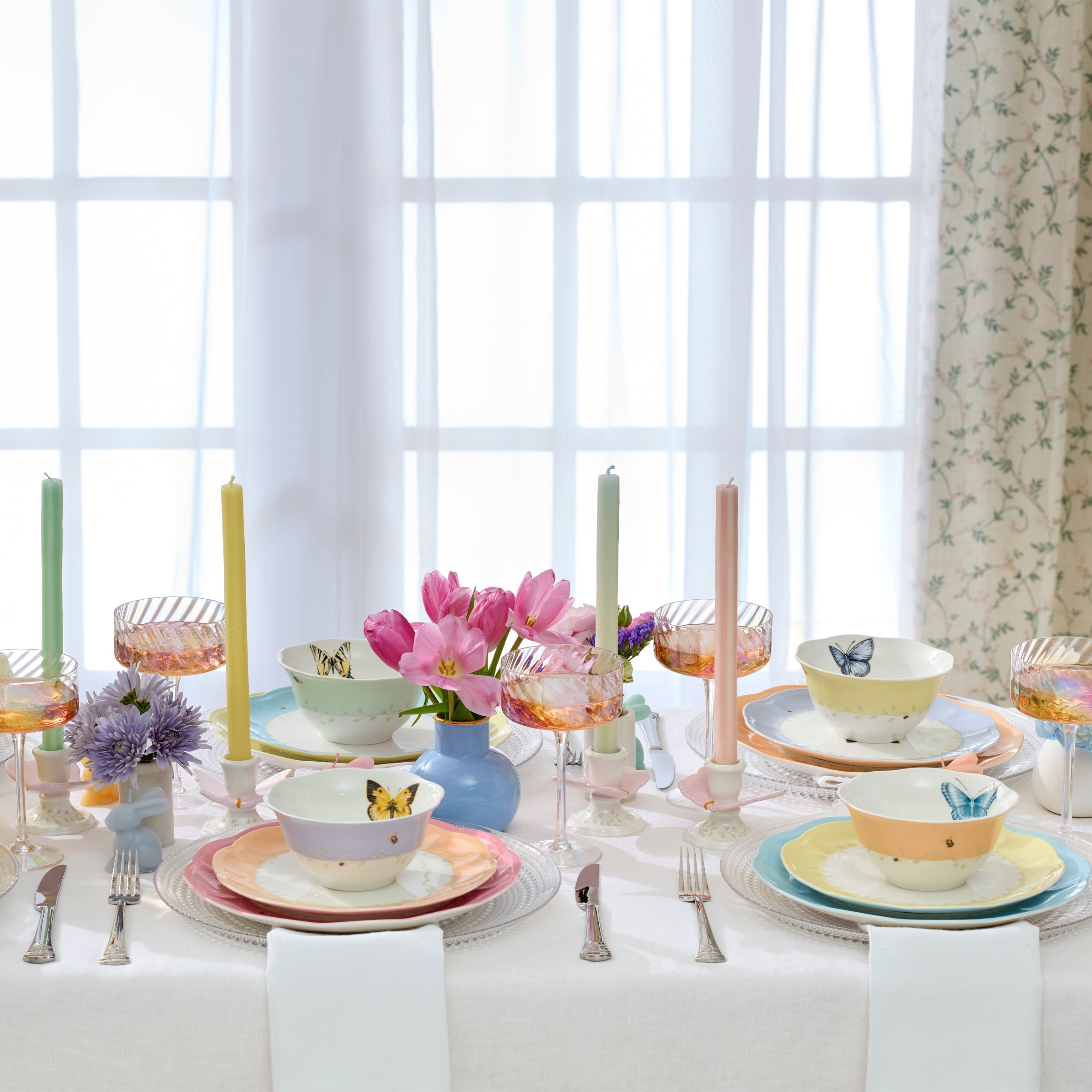 Lenox Westmore Butterfly Meadow Colors 18-Piece Dinnerware Set - Image 2