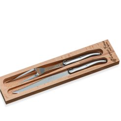 Lenox Westmore Carving Set Platine with Wood Tray