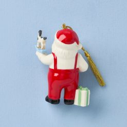 Alternative view of Lenox Westmore African American Santa Workshop Ornament