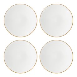 Lenox Westmore Trianna White Coupe Salad Plates, Set of 4