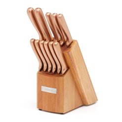 Lenox Westmore Copper 12-Piece Cutlery Block Set