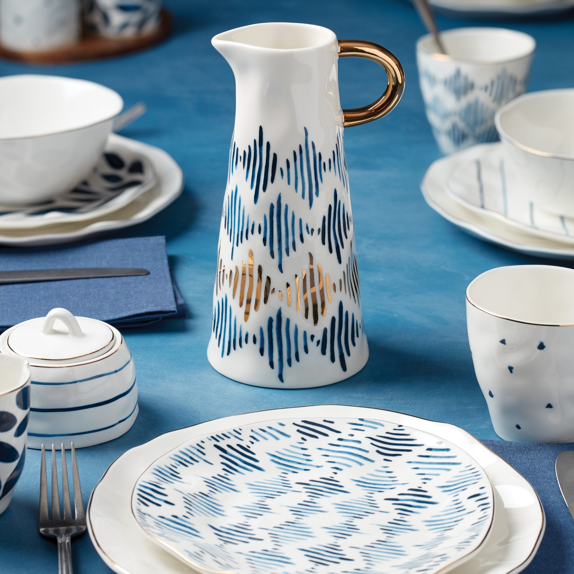 Lenox Westmore Blue Bay Medium Pitcher - Image 2