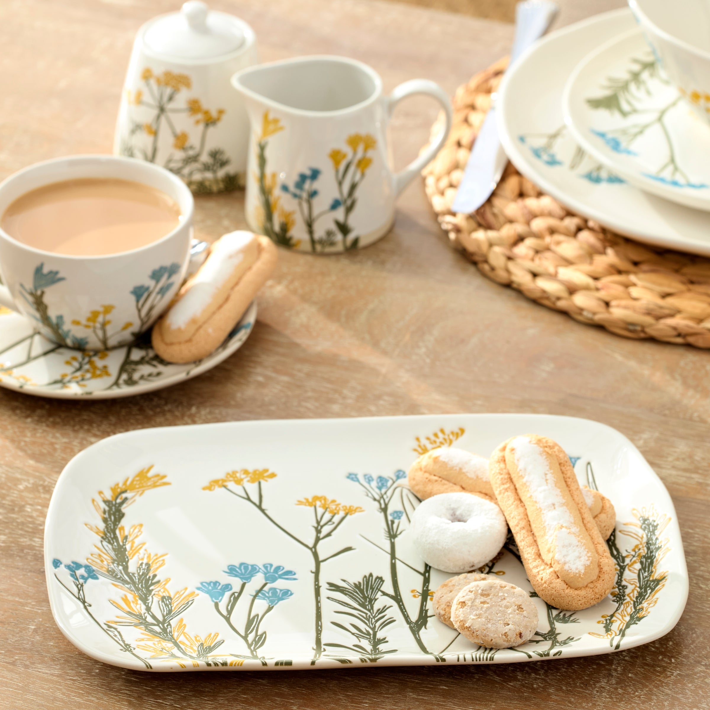 Lenox Westmore Wildflowers Hors D'Oeuvres Tray - Image 2