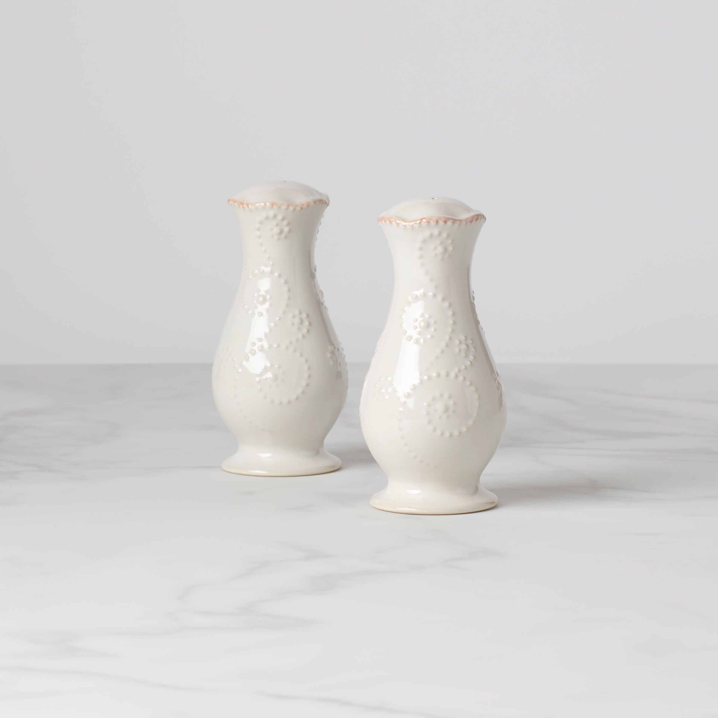 Lenox Westmore French Perle White Salt & Pepper Set