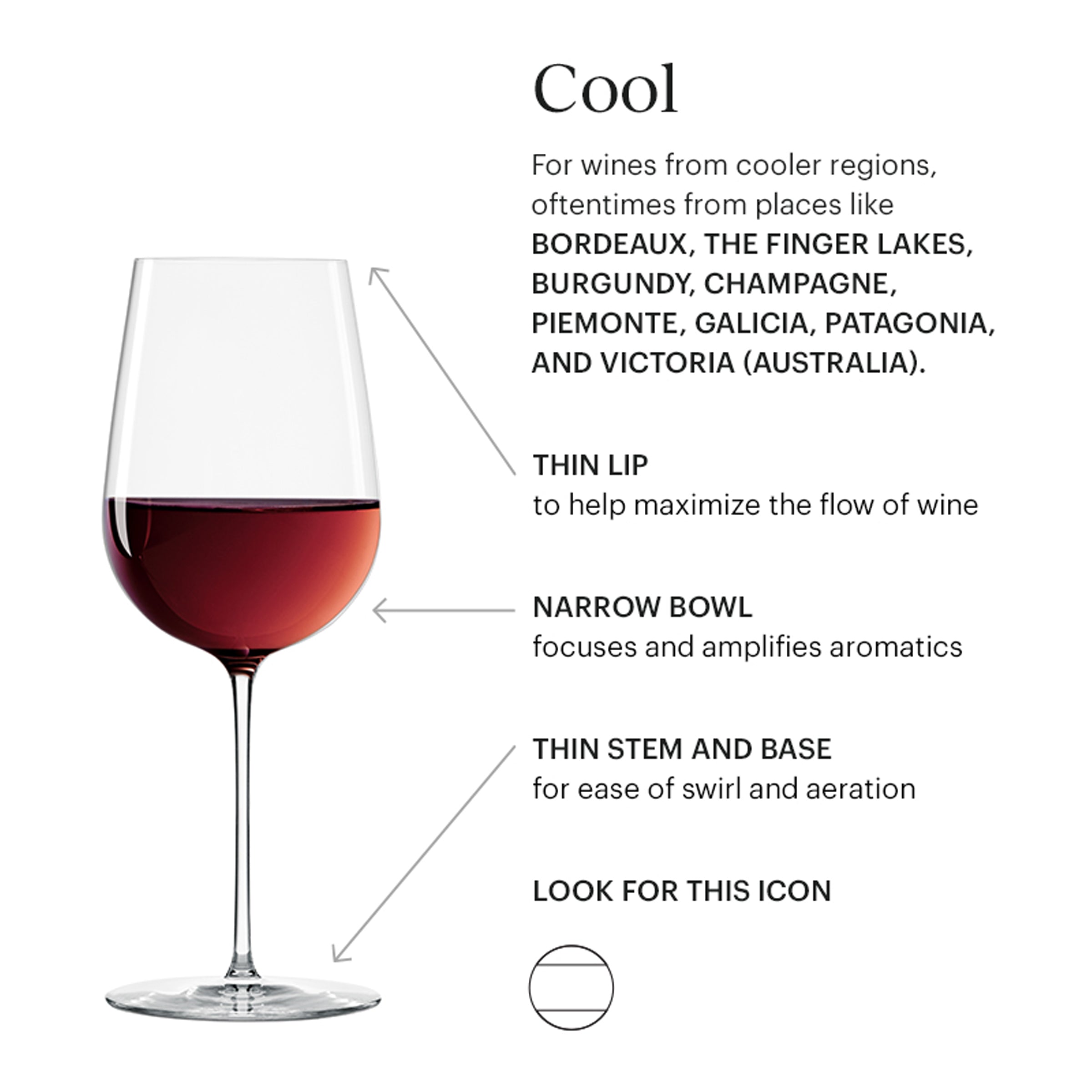 Lenox Westmore Tuscany Signature Series Warm & Cool Region Wine Glasses, Set of 2 - Image 4
