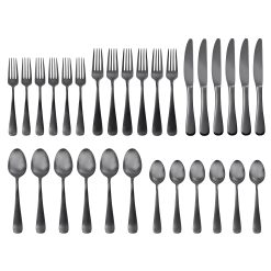 Alternative view of Lenox Westmore Opera Black Titanium 30-Piece Flatware Set