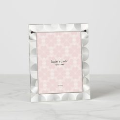 Lenox Westmore South Street Silver 8x10 Scallop Photo Frame