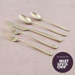Alternative view of Lenox Westmore Marlise Champagne Satin 20-Piece Flatware Set