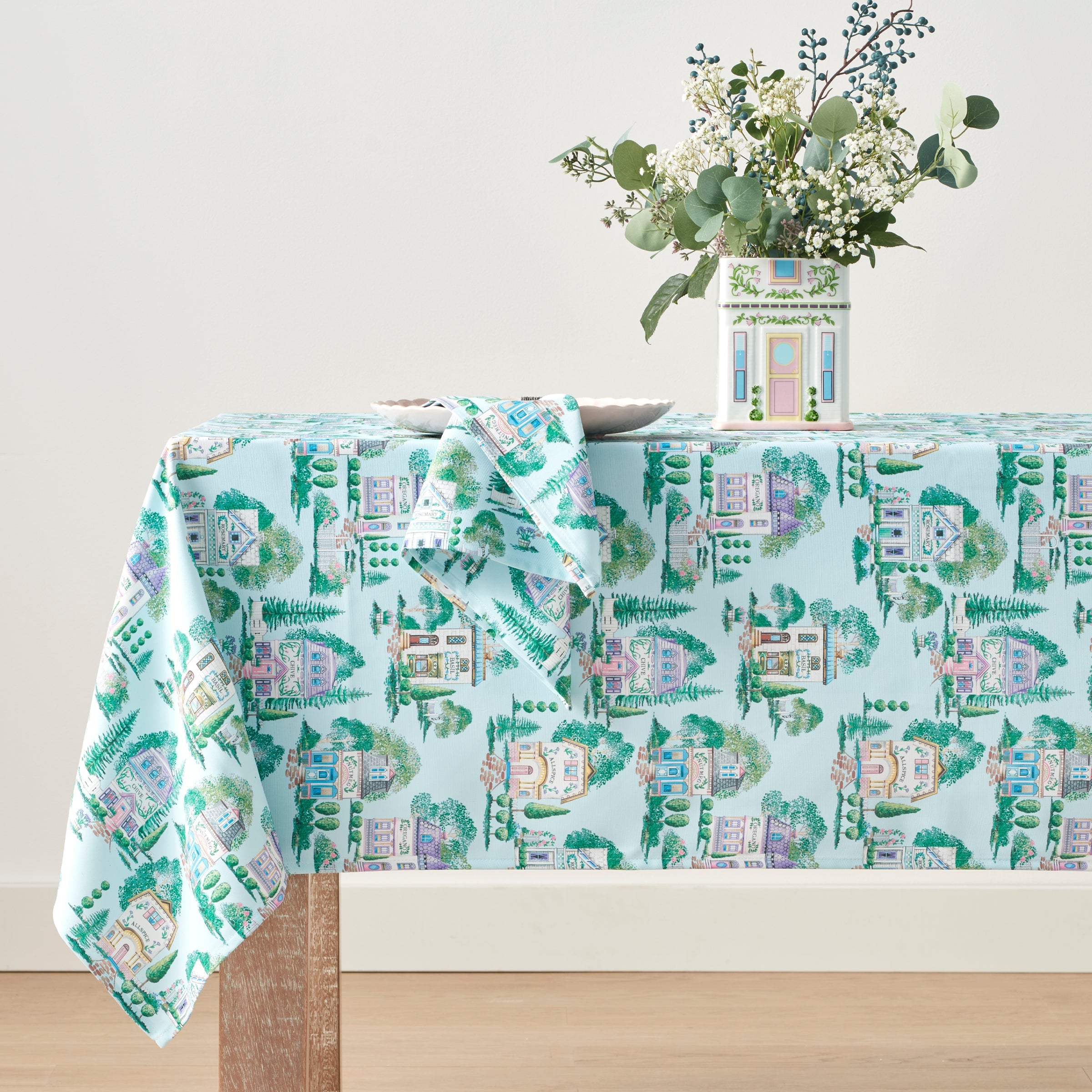 Lenox Westmore Lenox Spice Village Allover 60x120 Tablecloth - Image 2