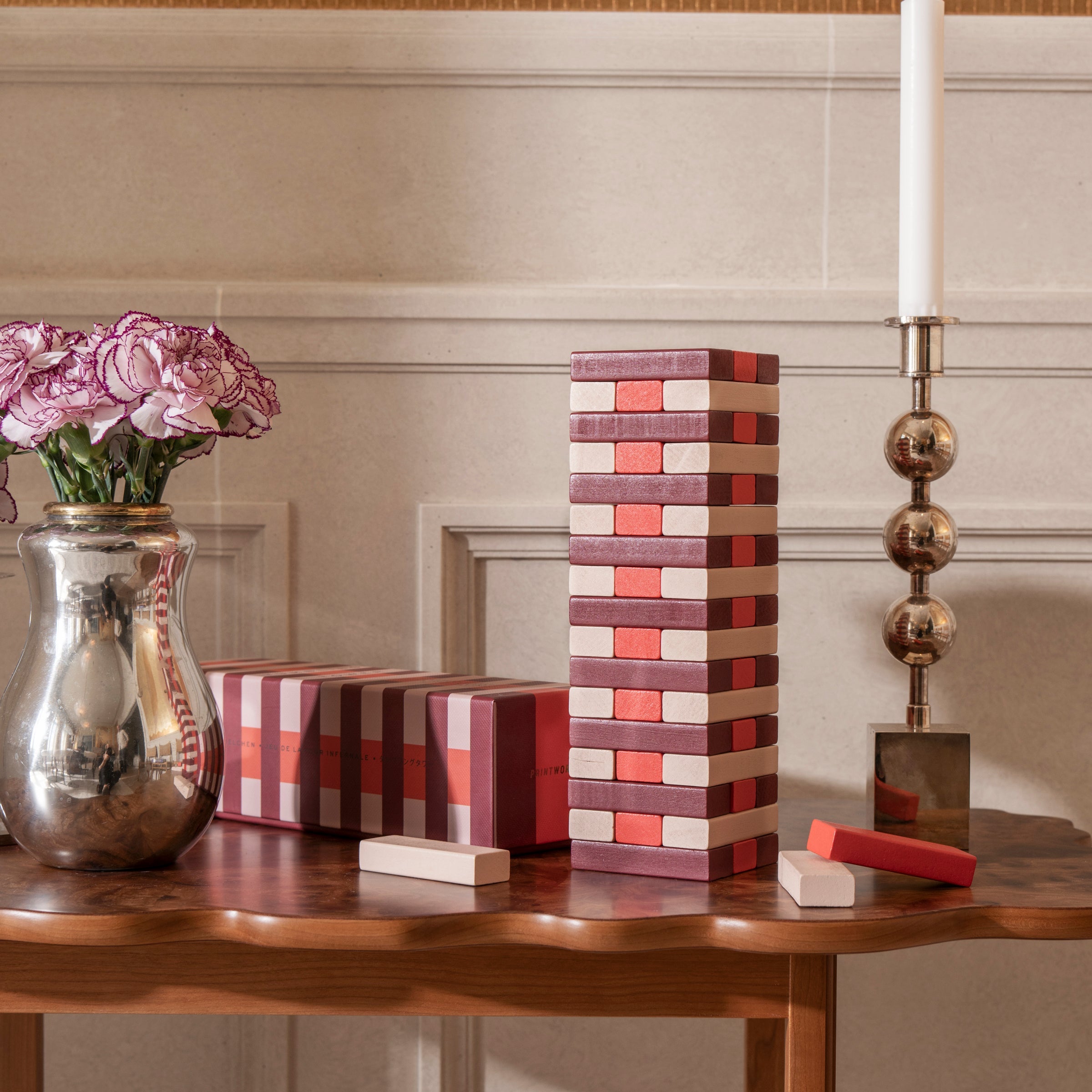 Lenox Westmore Red Tumbling Tower Game - Image 3