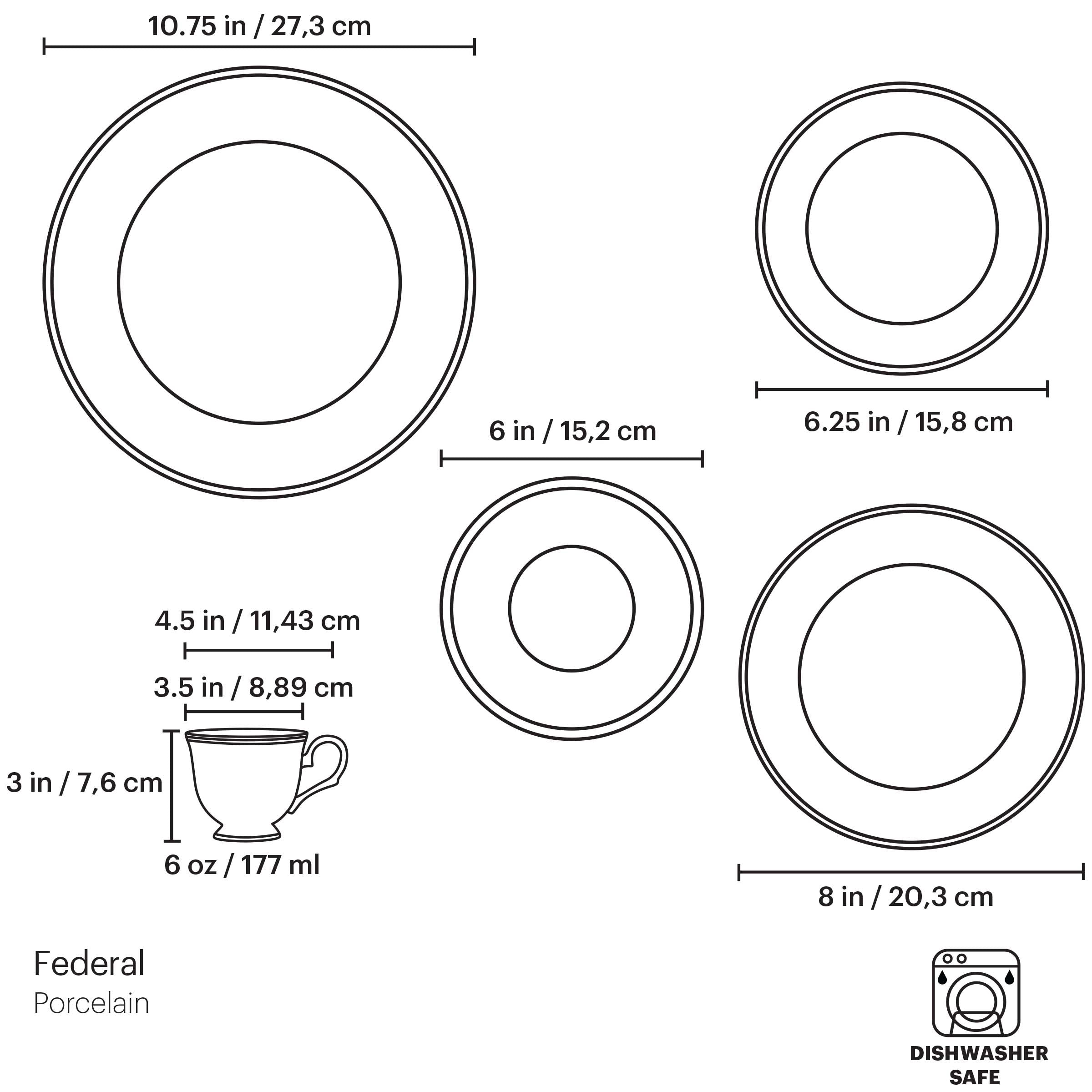 Lenox Westmore Federal Gold 5-Piece Place Setting - Image 6