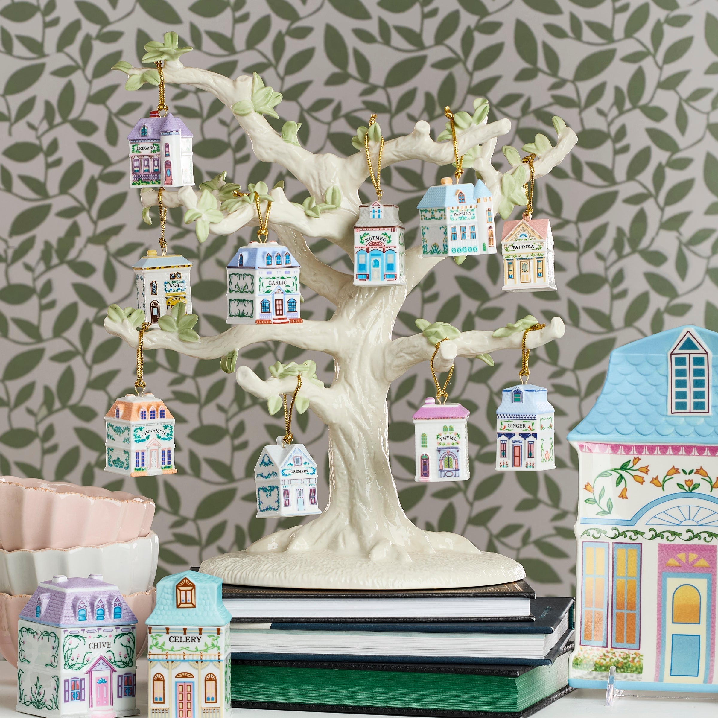 Lenox Westmore Lenox Spice Village 10-Piece Mini Ornament Set - Image 2