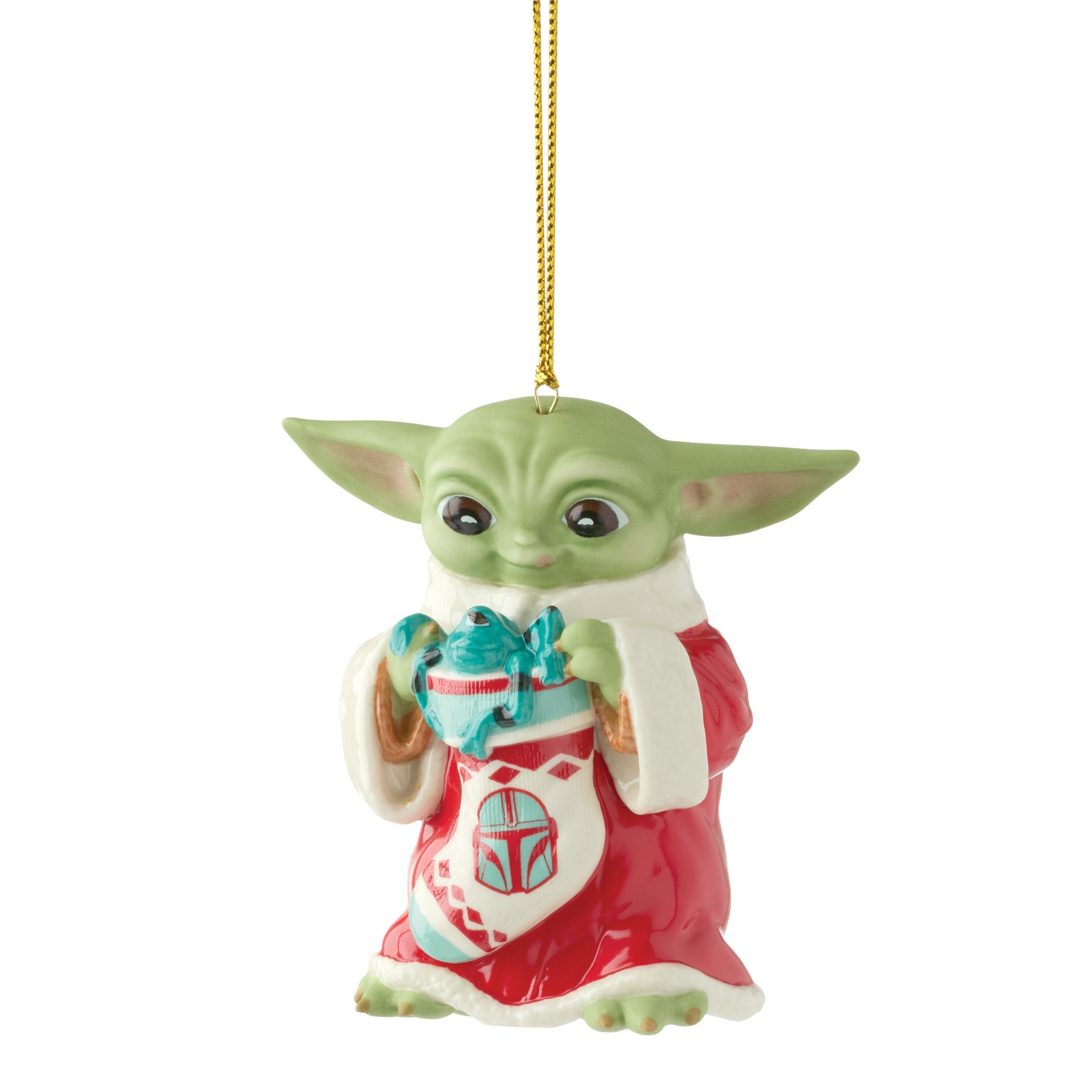 Lenox Westmore Holiday Grogu with Stocking Ornament - Image 4