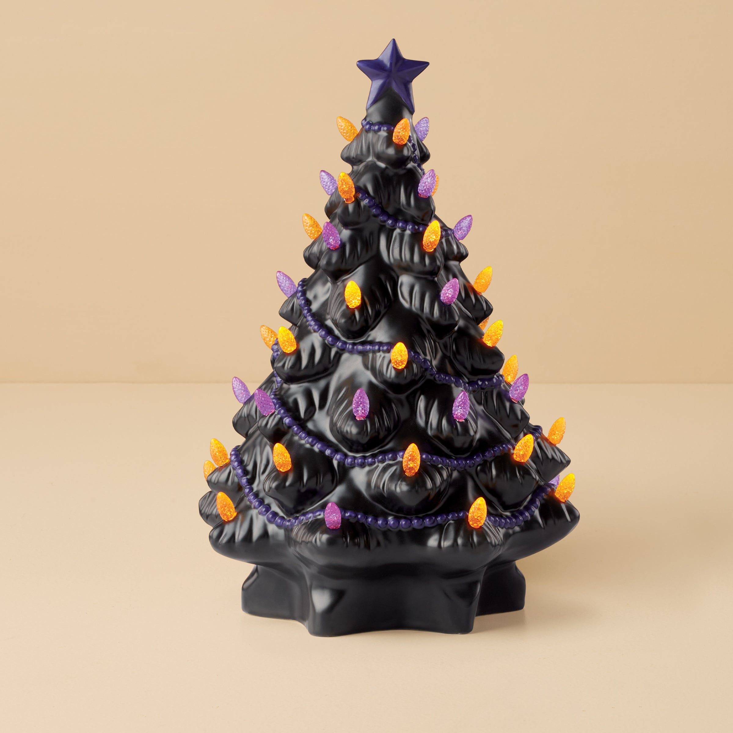 Lenox Westmore Treasured Traditions Black Lit Tree Figurine
