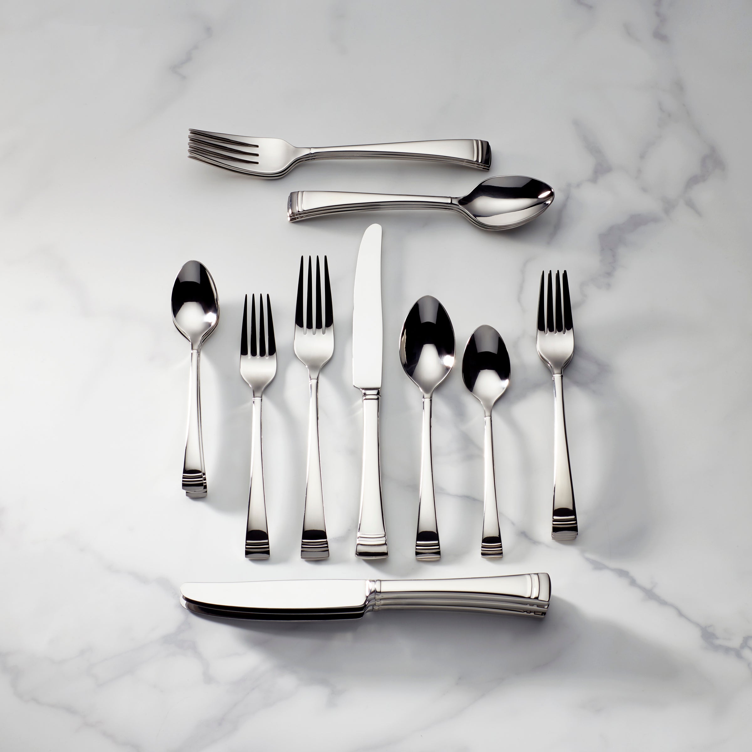 Lenox Westmore Federal Platinum 20-Piece Flatware Set - Image 2