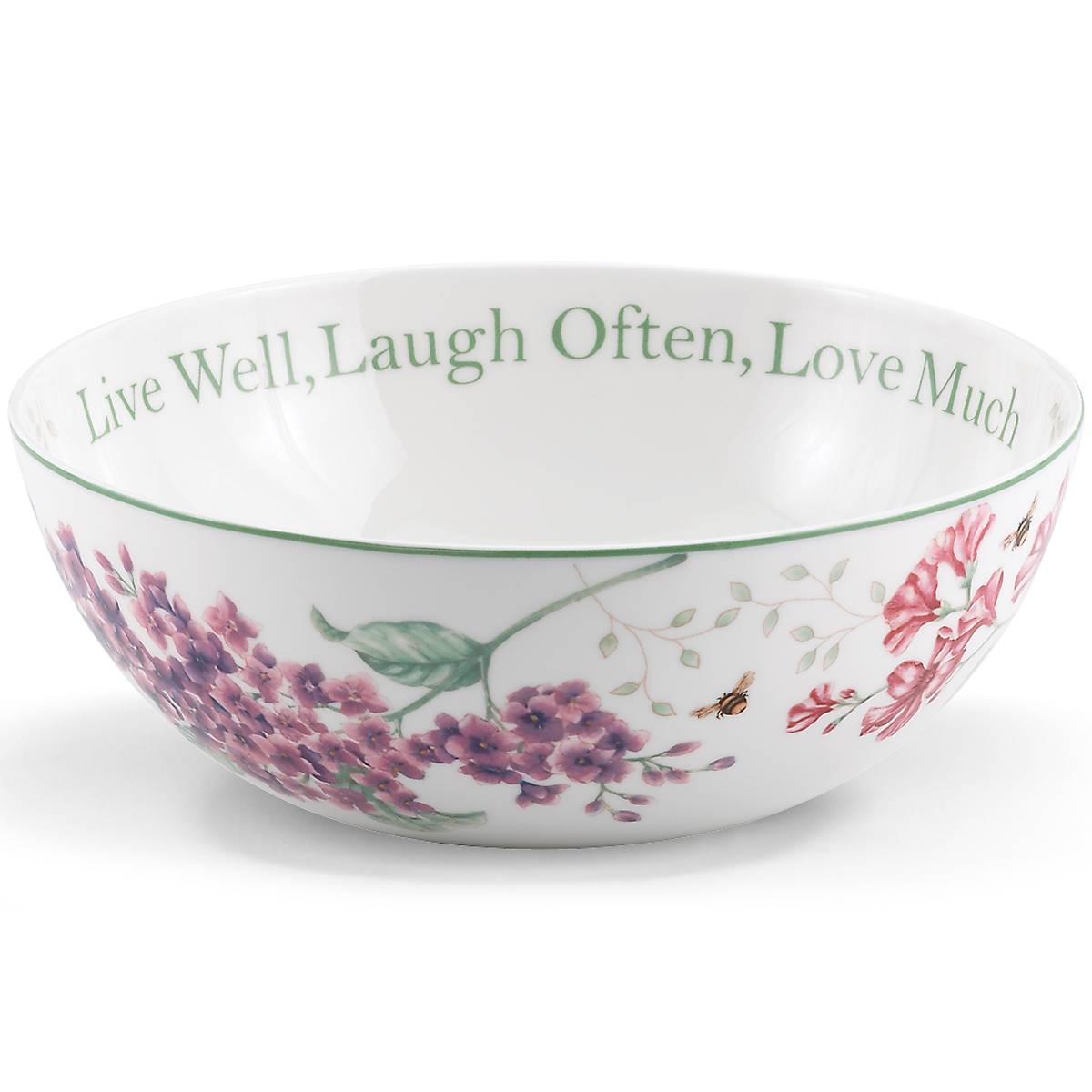 Lenox Westmore Butterfly Meadow Large Sentiment Serving Bowl - Image 3