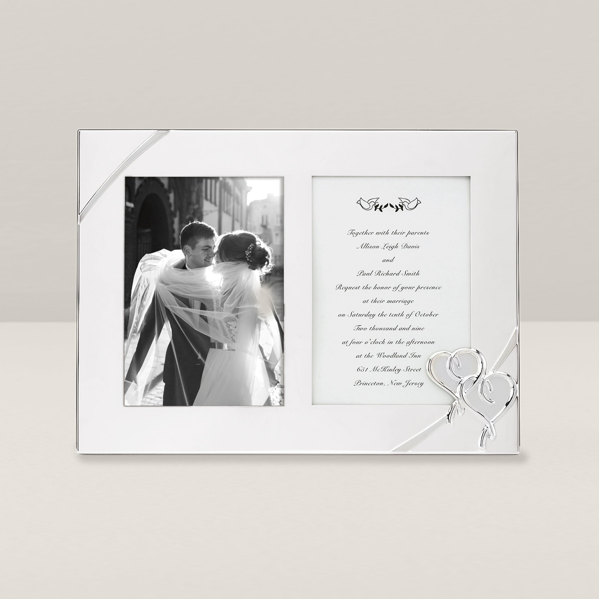 Lenox Westmore True Love Double Invitation Frame